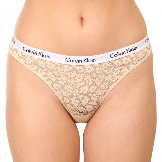 3PACK cuecas para mulher Calvin Klein superdimensionado multicolorido (QD3975E-6Q2)