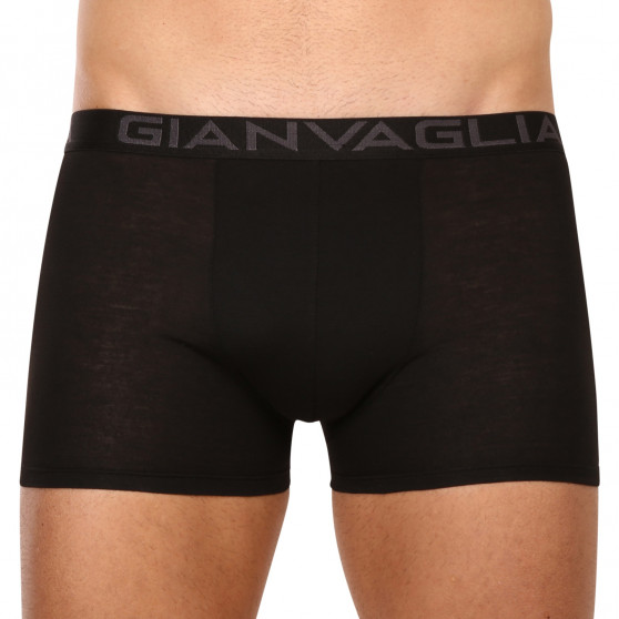 10PACK Boxers para homem Gianvaglia preto (023)