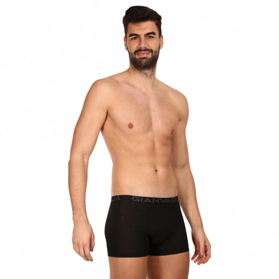 10PACK Boxers para homem Gianvaglia preto (023)