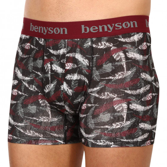 3PACK Boxers para homem Benysøn bambu multicolorido (BENY-7010)