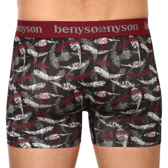 3PACK Boxers para homem Benysøn bambu multicolorido (BENY-7010)