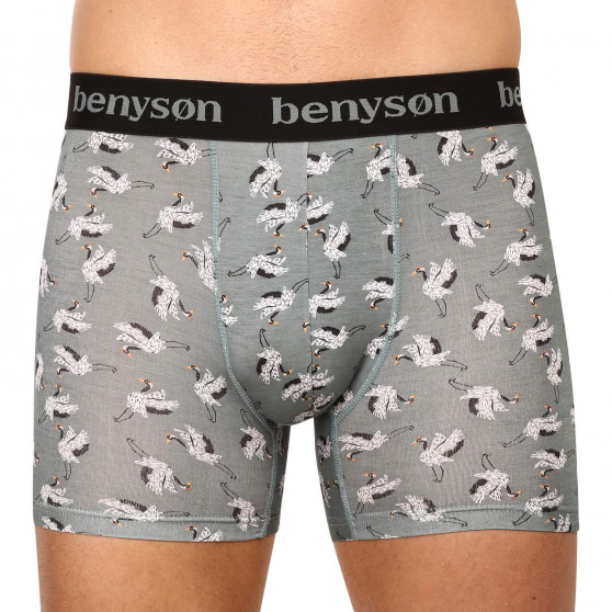 3PACK Boxers para homem Benysøn bambu multicolorido (BENY-7010)