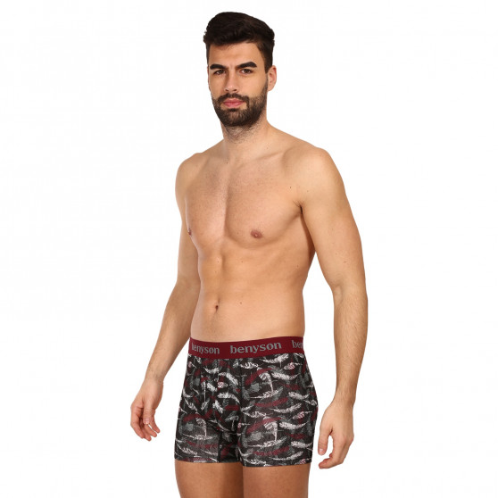 3PACK Boxers para homem Benysøn bambu multicolorido (BENY-7010)