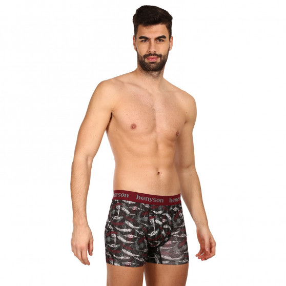 3PACK Boxers para homem Benysøn bambu multicolorido (BENY-7010)