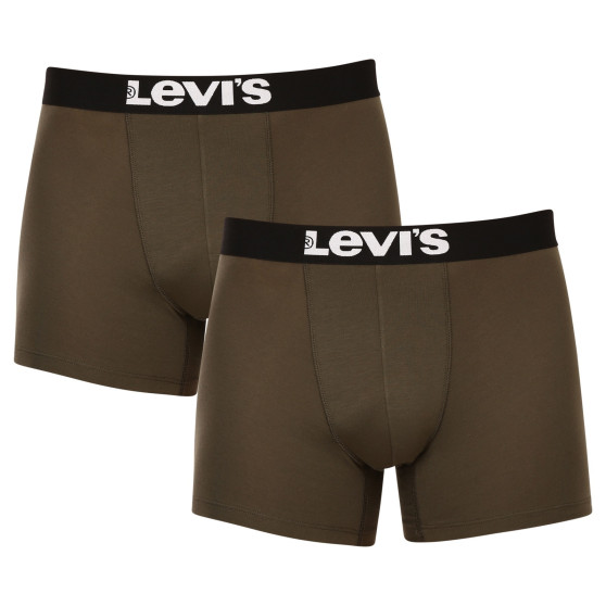 2PACK Boxers para homem Levis green (905001001 011)