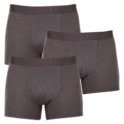 3PACK Boxers para homem Levis cinzento (905045001 007)