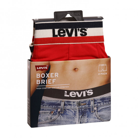 2PACK Boxers para homem Levis multicolorido (905005001 786)