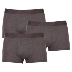 3PACK Boxers para homem Levis cinzento (905042001 007)