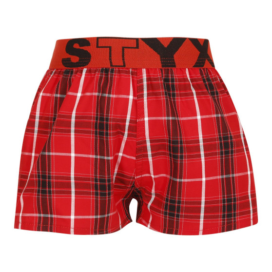 Boxers para crianças Styx desporto elástico multicolorido (BJ931)