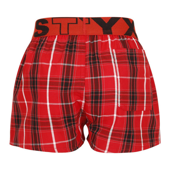 Boxers para crianças Styx desporto elástico multicolorido (BJ931)