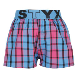 Boxers para crianças Styx desporto elástico multicolorido (BJ934)