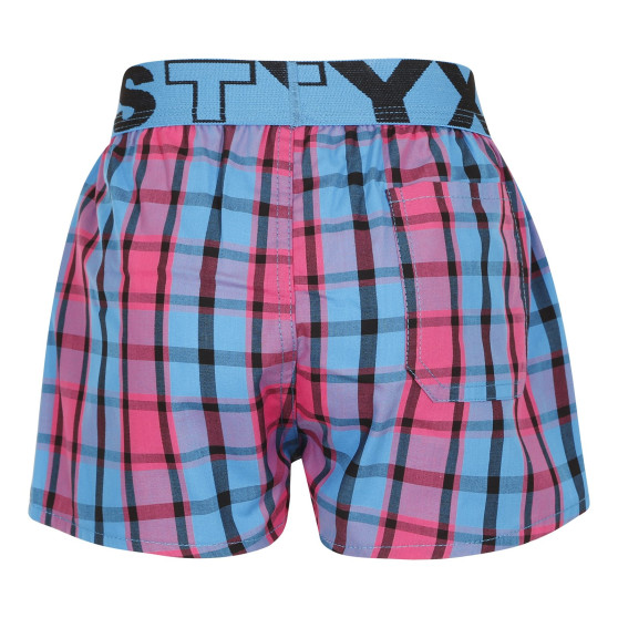 Boxers para crianças Styx desporto elástico multicolorido (BJ934)