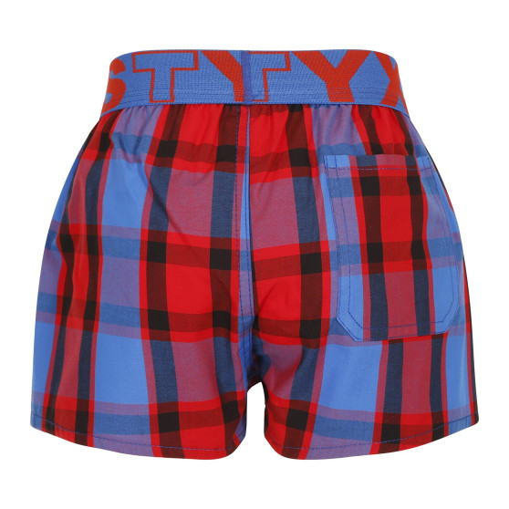 Boxers para crianças Styx desporto elástico multicolorido (BJ937)