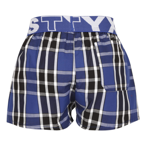 Boxers para crianças Styx desporto elástico multicolorido (BJ940)