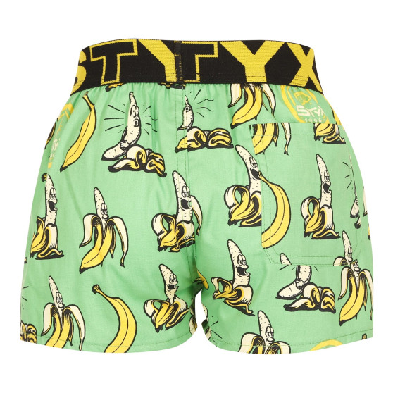 Boxers para crianças Styx arte desportiva bananas de borracha (BJ1359)