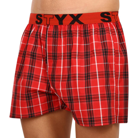 Boxers para homem Styx desporto elástico multicolorido (B931)