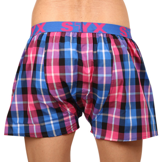 Boxers para homem Styx desporto elástico multicolorido (B932)