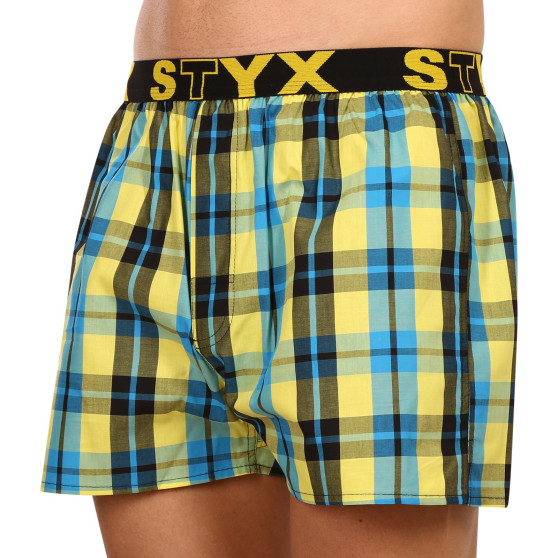 Boxers para homem Styx desporto elástico multicolorido (B933)