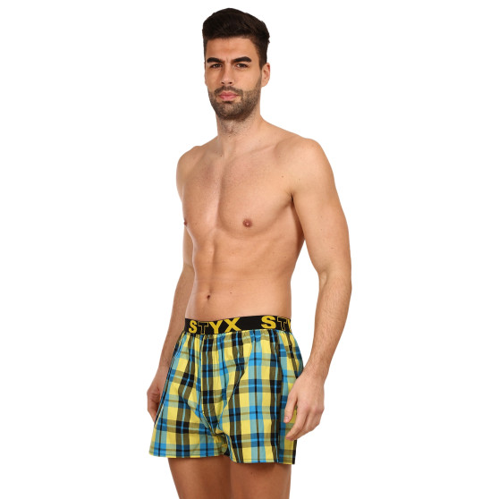 Boxers para homem Styx desporto elástico multicolorido (B933)