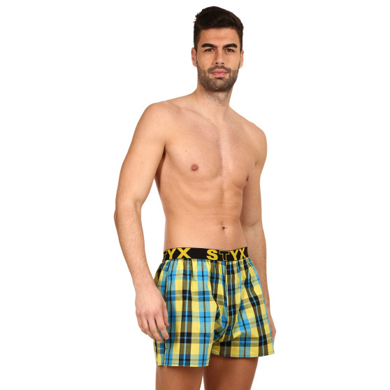 Boxers para homem Styx desporto elástico multicolorido (B933)