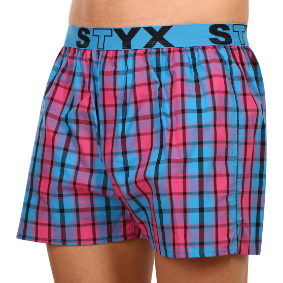 Boxers para homem Styx desporto elástico multicolorido (B934)