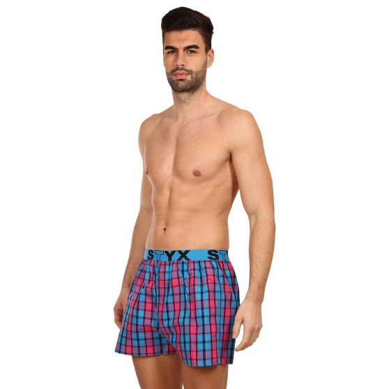 Boxers para homem Styx desporto elástico multicolorido (B934)