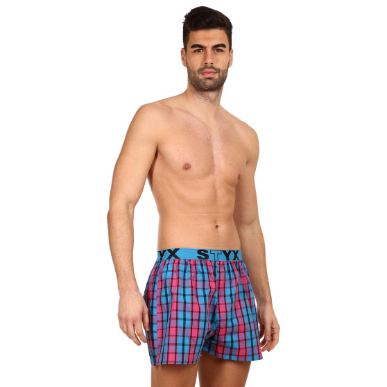 Boxers para homem Styx desporto elástico multicolorido (B934)