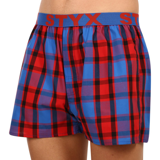 Boxers para homem Styx desporto elástico multicolorido (B937)