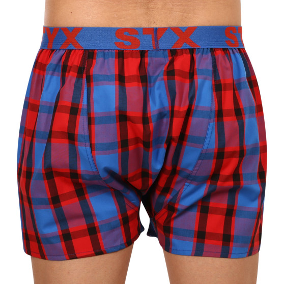 Boxers para homem Styx desporto elástico multicolorido (B937)