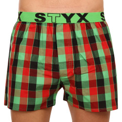 Boxers para homem Styx desporto elástico multicolorido (B938)