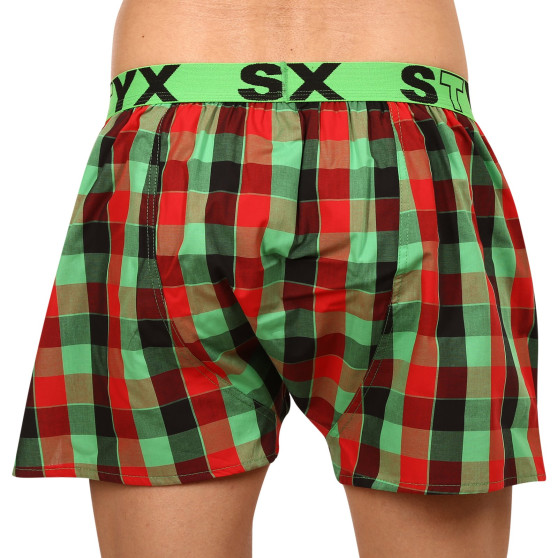 Boxers para homem Styx desporto elástico multicolorido (B938)