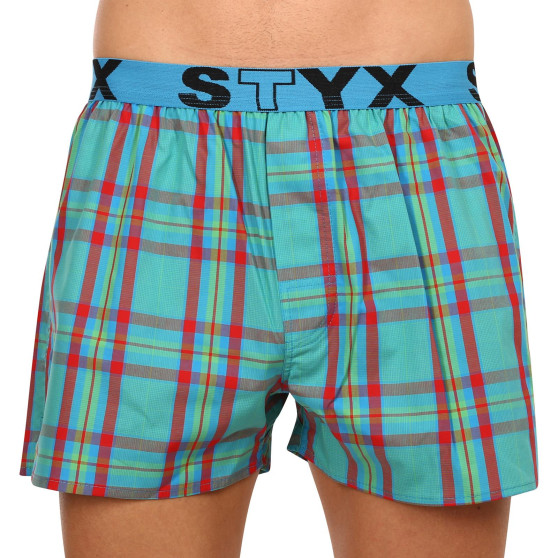 Boxers para homem Styx desporto elástico multicolorido (B939)