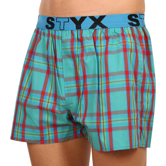 Boxers para homem Styx desporto elástico multicolorido (B939)