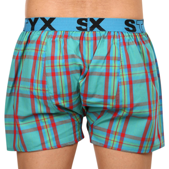 Boxers para homem Styx desporto elástico multicolorido (B939)