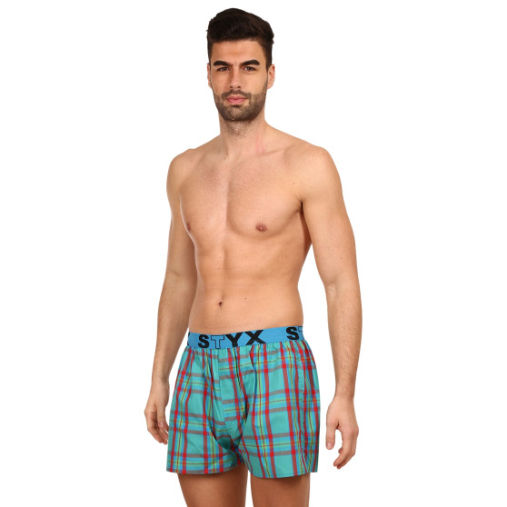 Boxers para homem Styx desporto elástico multicolorido (B939)