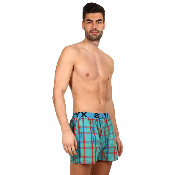 Boxers para homem Styx desporto elástico multicolorido (B939)