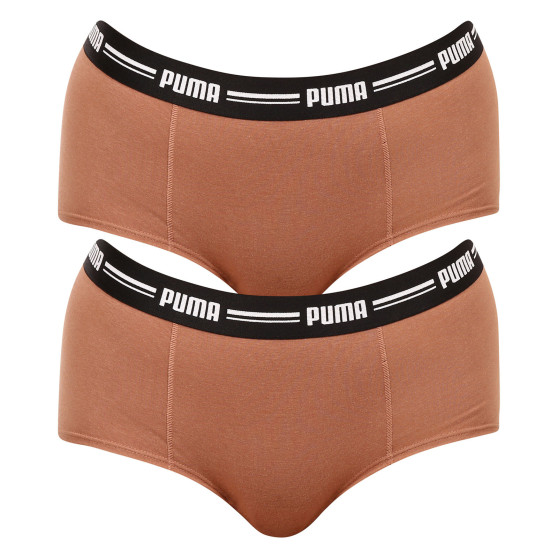 2PACK cuecas para mulher Puma castanho (603033001 013)