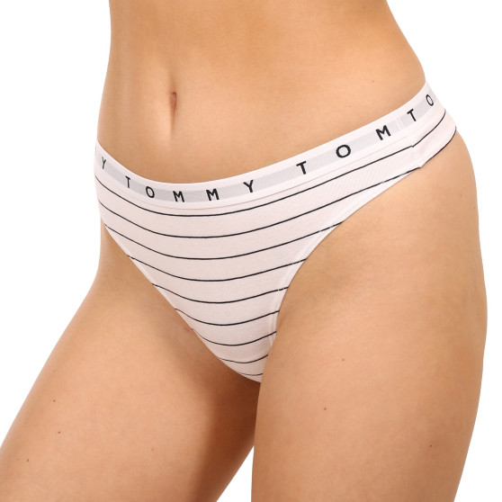 3PACK Tanga para mulher Tommy Hilfiger multicolorido (UW0UW04600 0V6)