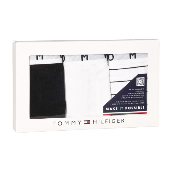 3PACK Tanga para mulher Tommy Hilfiger multicolorido (UW0UW04600 0V6)