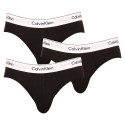 3PACK cuecas para homem Calvin Klein preto (NB2379A-001)