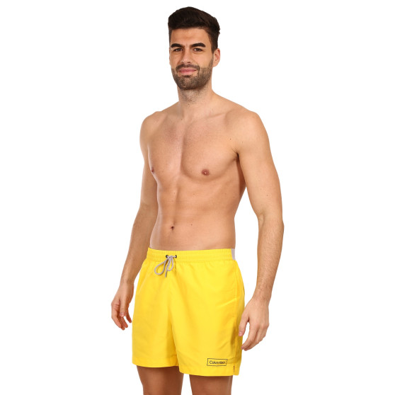 Fatos de banho para homem Calvin Klein amarelo (KM0KM00787 ZGR)