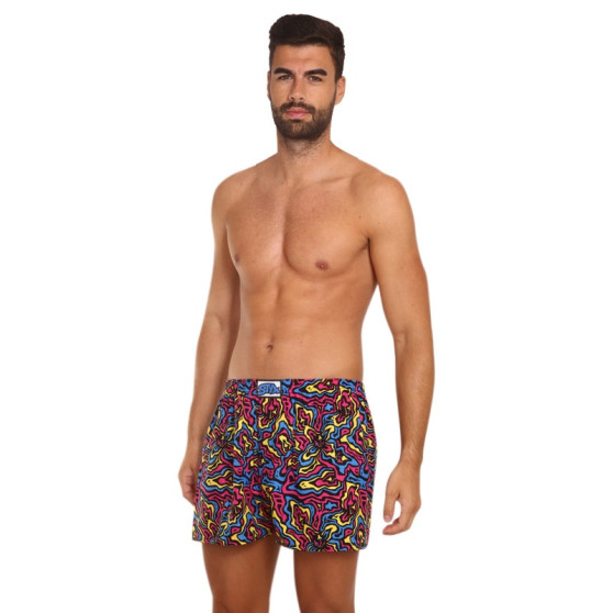 3PACK Boxers para homem Styx arte clássica borracha multicolorido (3A14051)