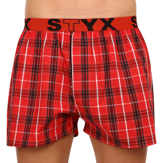 3PACK Boxers para homem Styx desporto elástico multicolorido (B9313233)