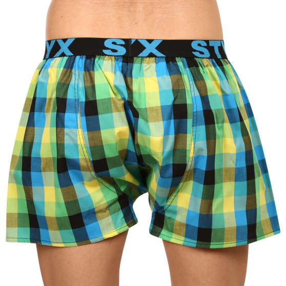 3PACK Boxers para homem Styx desporto elástico multicolorido (B9343536)