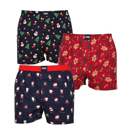 3PACK Boxers para homem Happy Shorts multicolorido (HS 2838586)