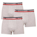 3PACK Boxers para homem Fila cinzento (FU5059/3-400)