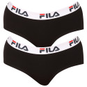 2PACK cuecas para mulher Fila preto (FU6044/2-200)