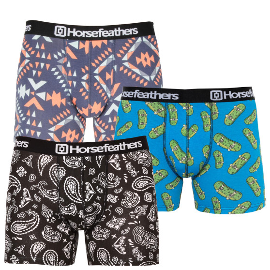 3PACK Boxers para homem Horsefeathers Sidney (AM070LPV)