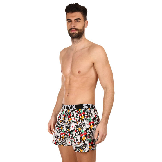 Boxers para homem Styx arte desporto borracha casino (B1553)