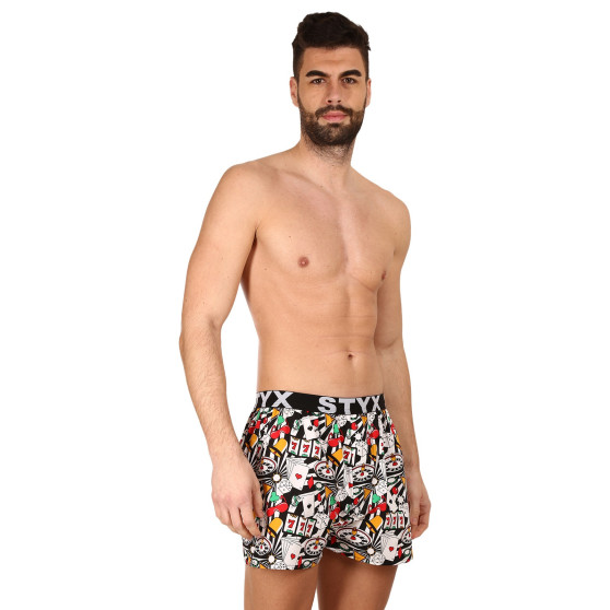 Boxers para homem Styx arte desporto borracha casino (B1553)